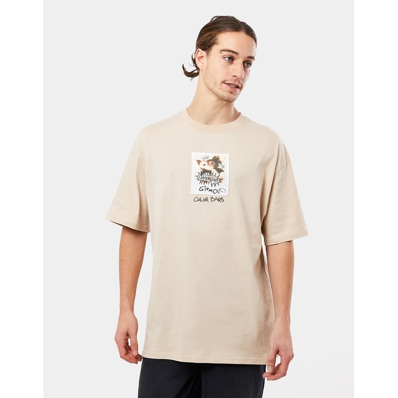 Color Bars x Gremlins Polaroid T-Shirt – Sand