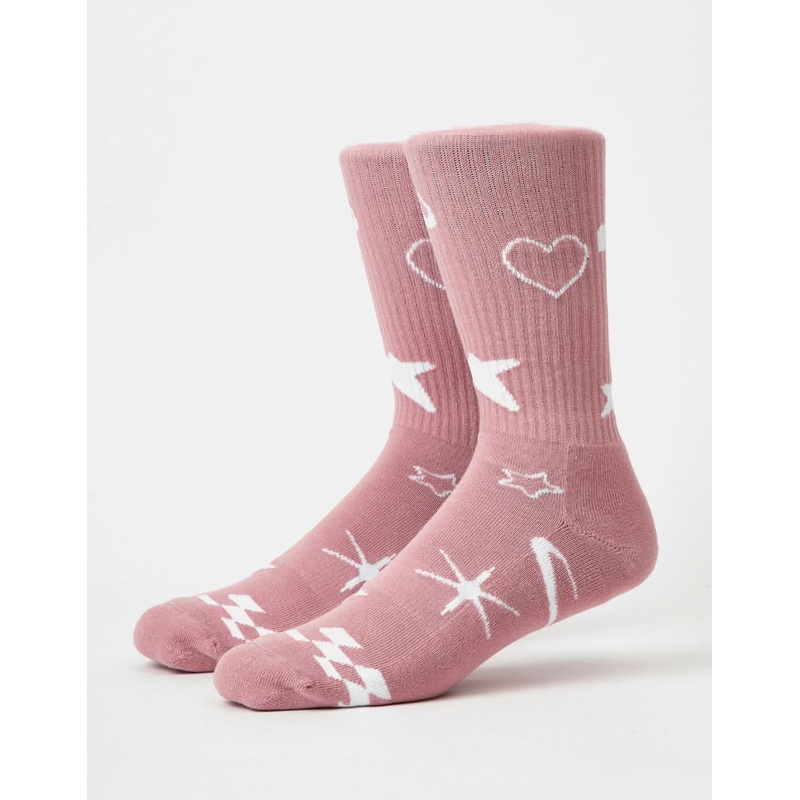 R2K Crew Socks – Lilac