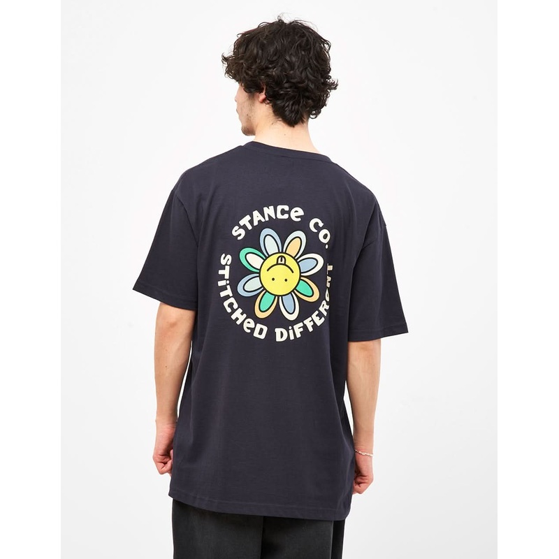 Stance Floral Punch T-Shirt – Navy