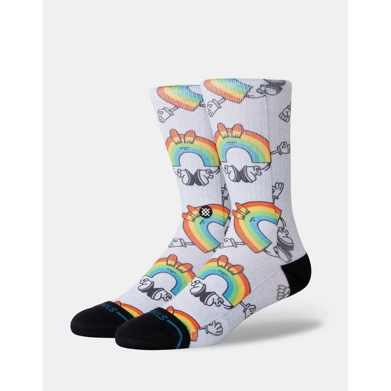 Stance Vibeon Crew Socks – Rainbow