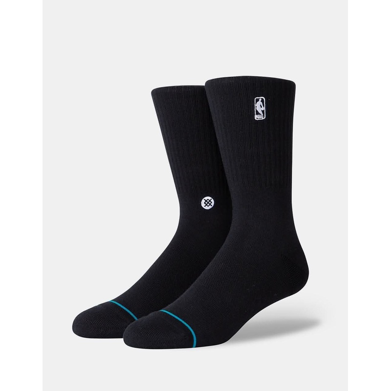Stance x NBA Logoman Crew Socks – Black