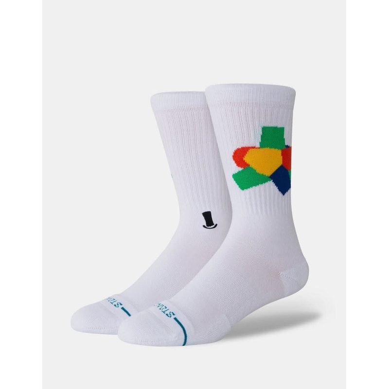 Stance x Willy Wonka Everlasting Crew Socks – White