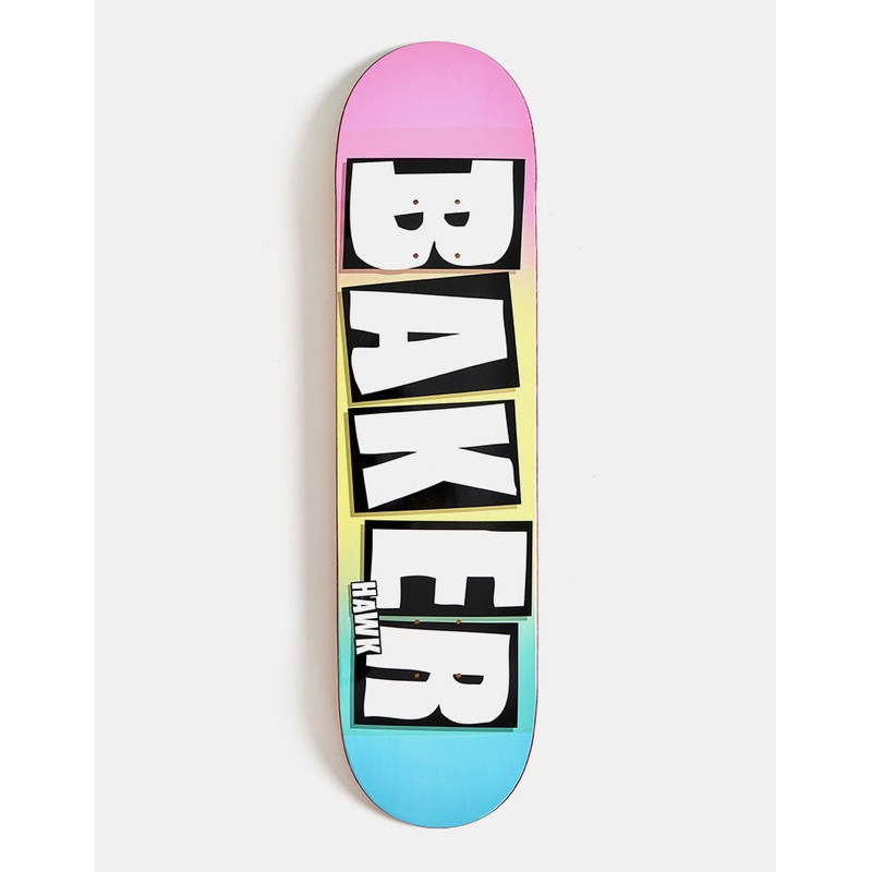 Baker Hawk Brand Name Sherbert Skateboard Deck – 8