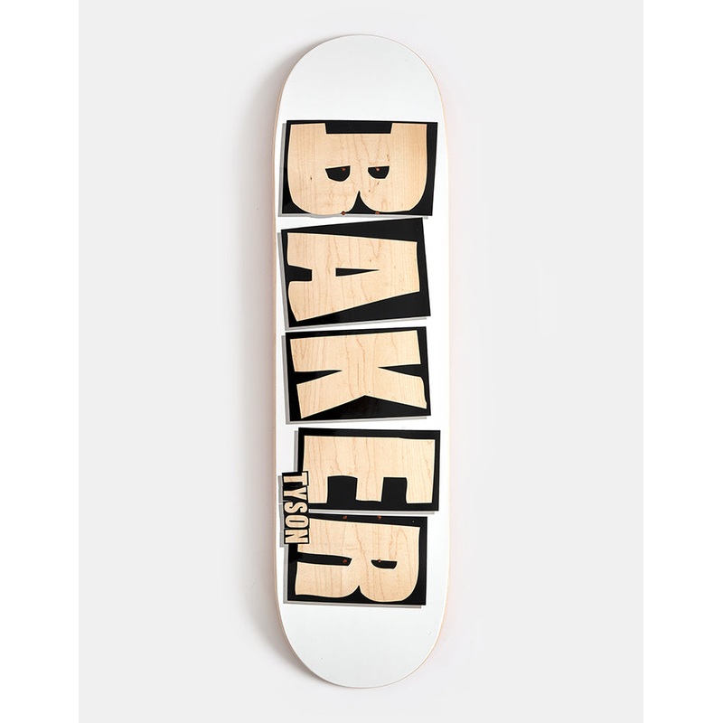 Baker Tyson Brand Name Veneer Skateboard Deck – 8.5