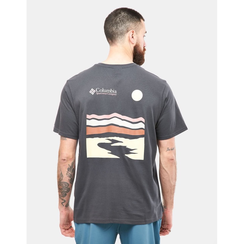 Columbia Explorers Canyon Back T-Shirt – Shark/Heritage Hills