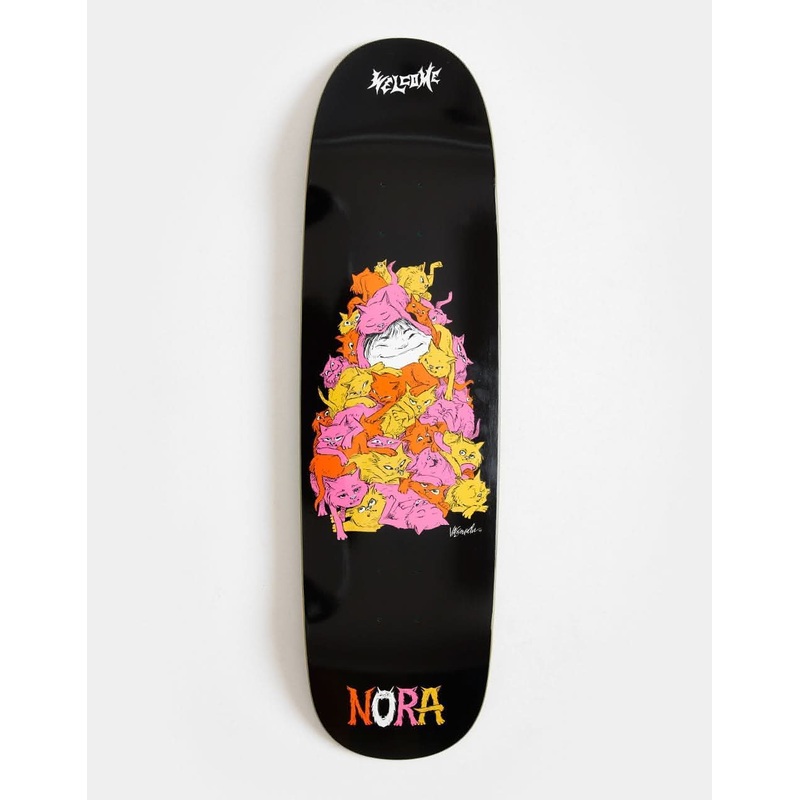 Welcome Nora Purr Pile on Sphynx Skateboard Deck – 8.8 OWJT941458357816