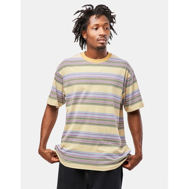 Carhartt WIP Coby T-Shirt – Colby Stripe/Bourbon