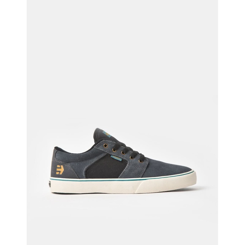 Etnies Barge LS Skate Shoes – Dark Grey/Black/Gold