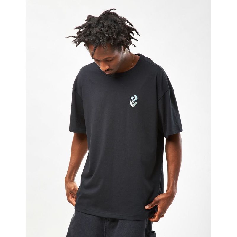 Converse Cons Star Chevron Flower T-Shirt – Converse Black