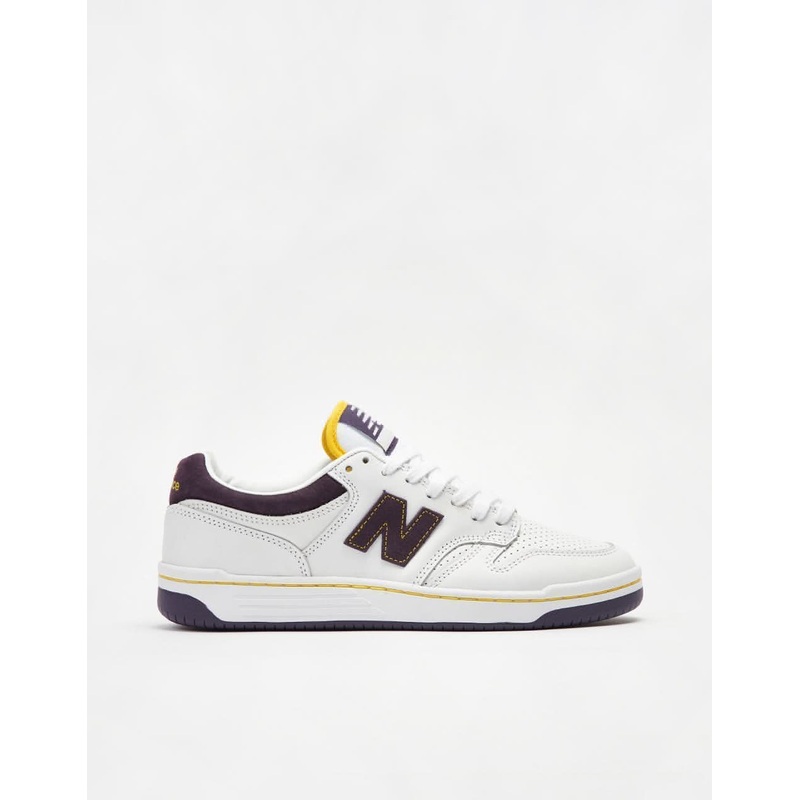 New Balance Numeric 480 Skate Shoes – White/Purple