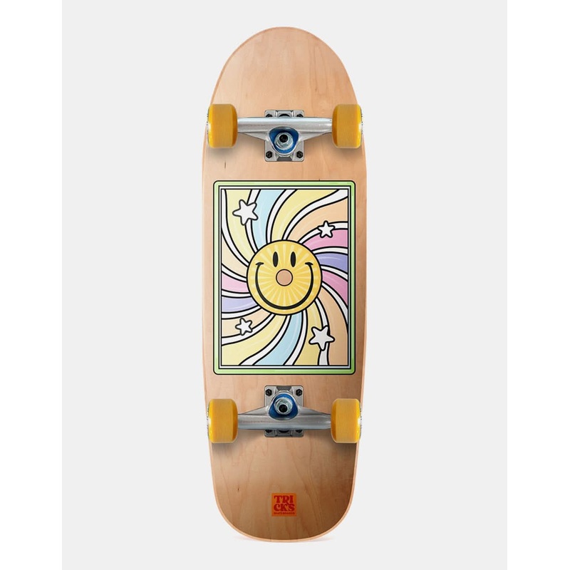 Tricks Peace of Mind Mini Complete Skateboard – 8.25 x 25.79