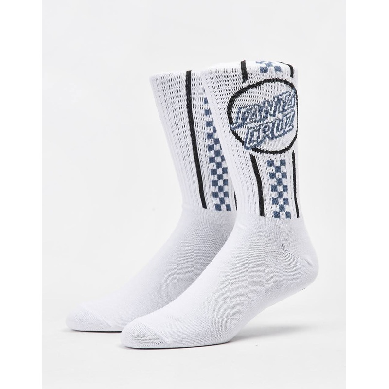Santa Cruz Breaker Opus Dot Sock – White