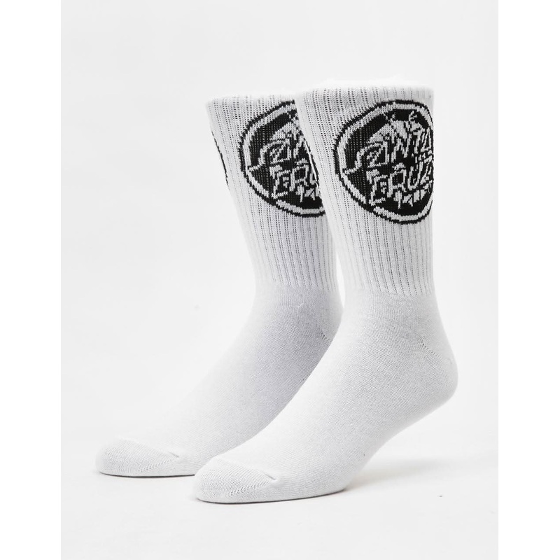 Santa Cruz Rob Target Socks – White