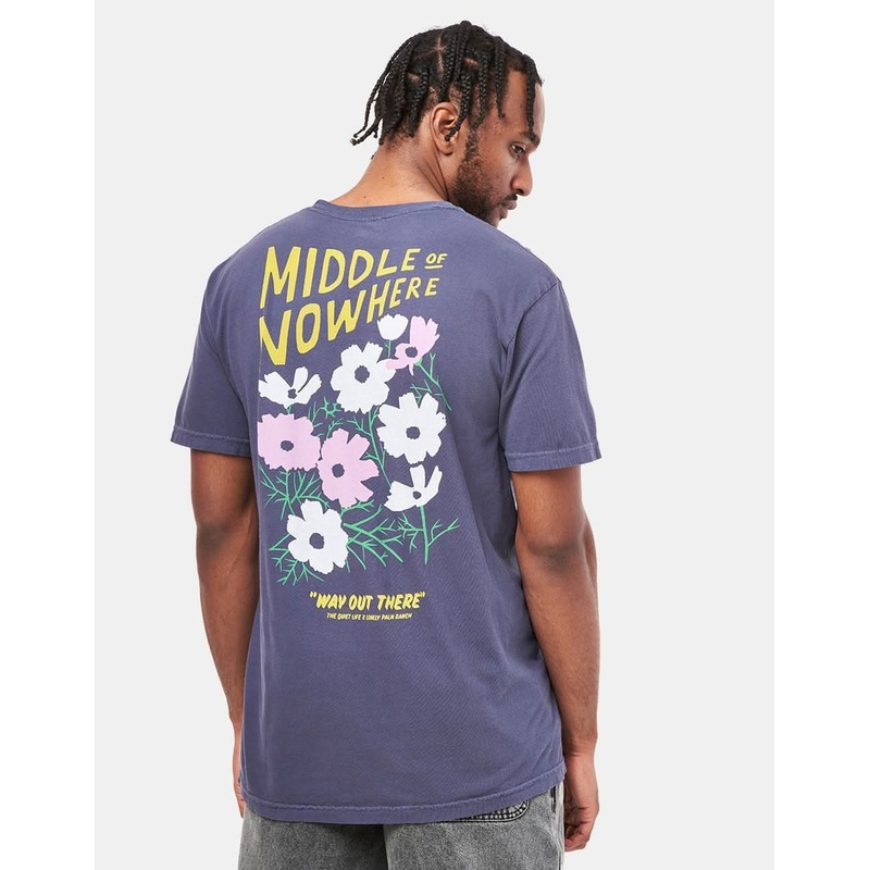 The Quiet Life Lonely Palm Mid of Nowhere T-Shirt – Navy