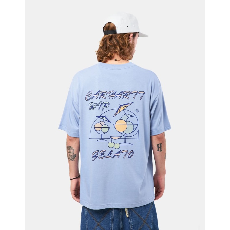 Carhartt WIP S/S Gelato T-Shirt – Charm Blue