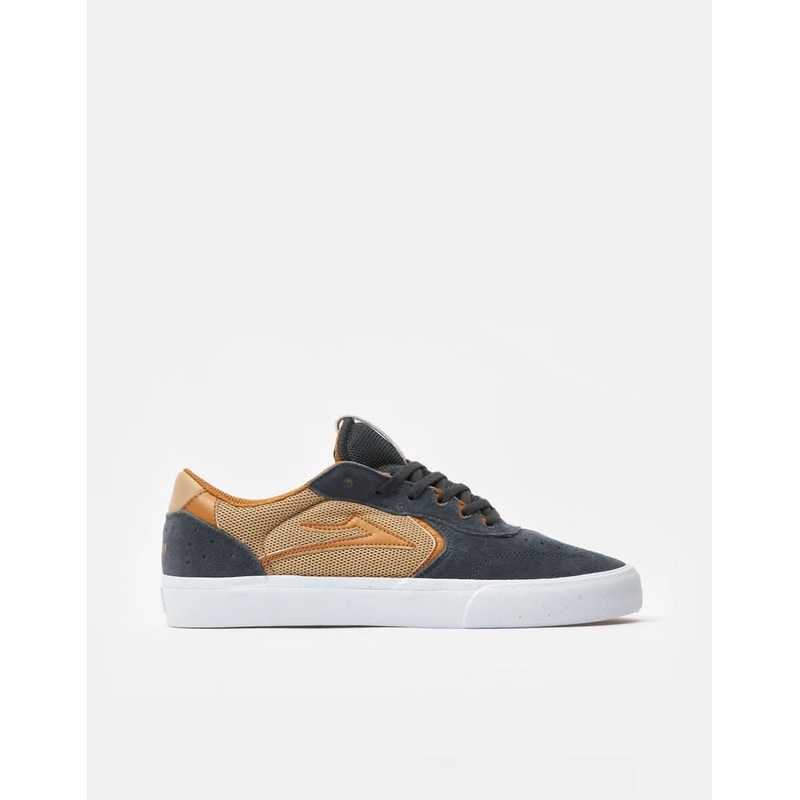 Lakai Atlantic Vulc Skate Shoes – Charcoal/Tan