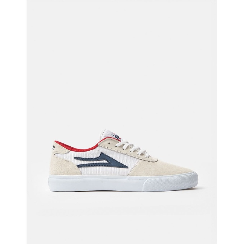 Lakai Manchester Skate Shoes – White/Navy