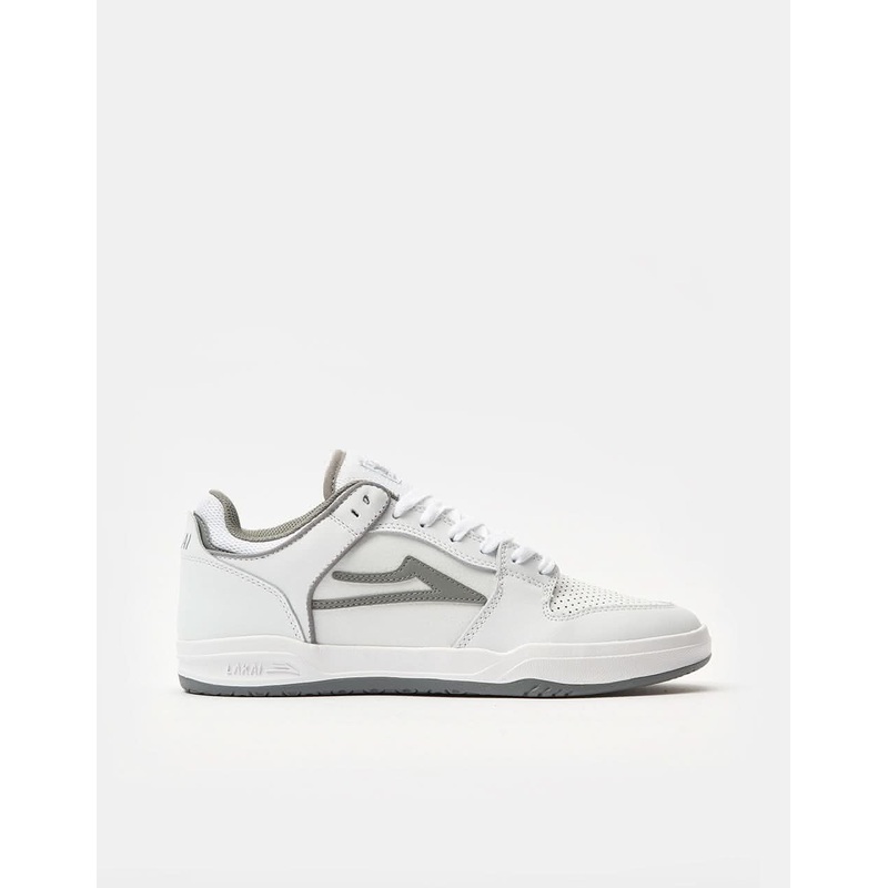 Lakai Telford Skate Shoes – White Leather