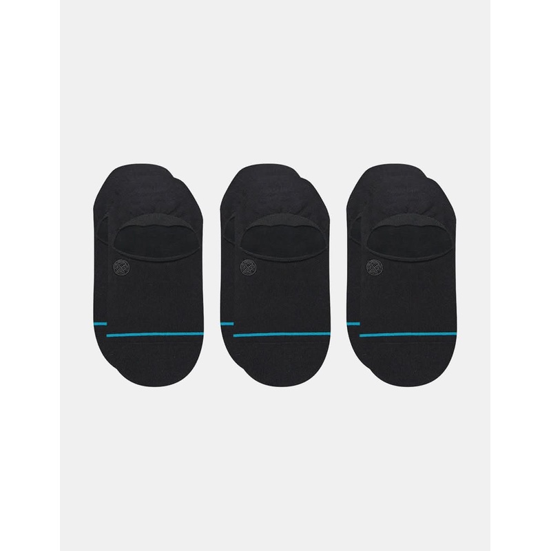 Stance Icon No-Show 3-Pack Socks – Black