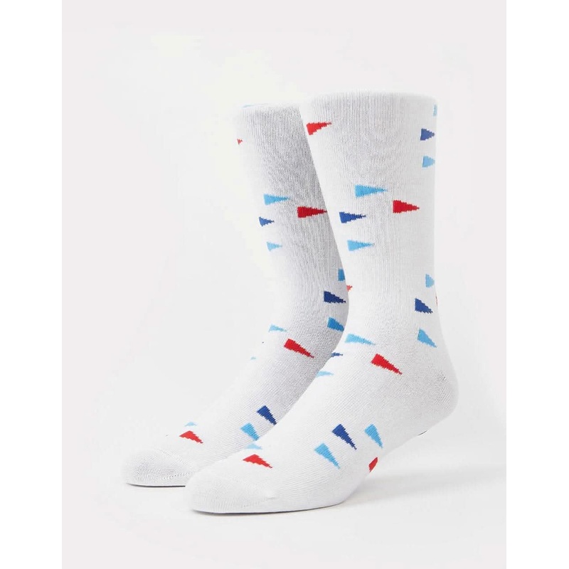 Flag Socks – White