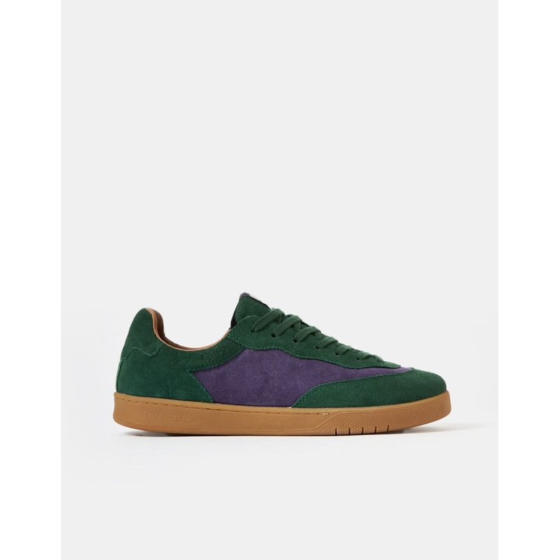 Last Resort AB CM001 Suede Skate Shoes – Elm Green/Loganberrry/Gum
