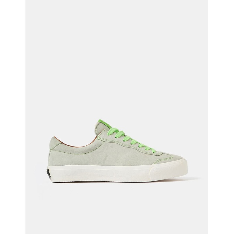 Last Resort AB VM004 Milic Suede Skate Shoes – Green Tint/White
