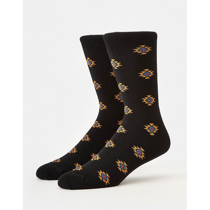 Navajo Socks – Black