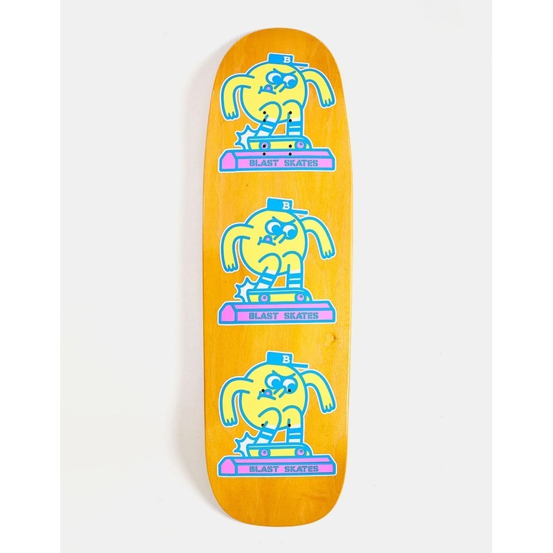Blast Skates Curb Club ‘Custom Shape’ Skateboard Deck – 9.5