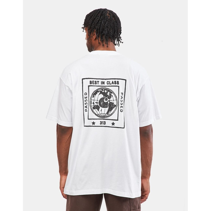 Carhartt WIP S/S Stamp T-Shirt – White/Black