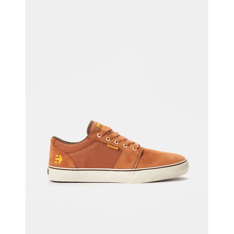 Etnies Barge LS Skate Shoes – Brown/Gold/Yellow