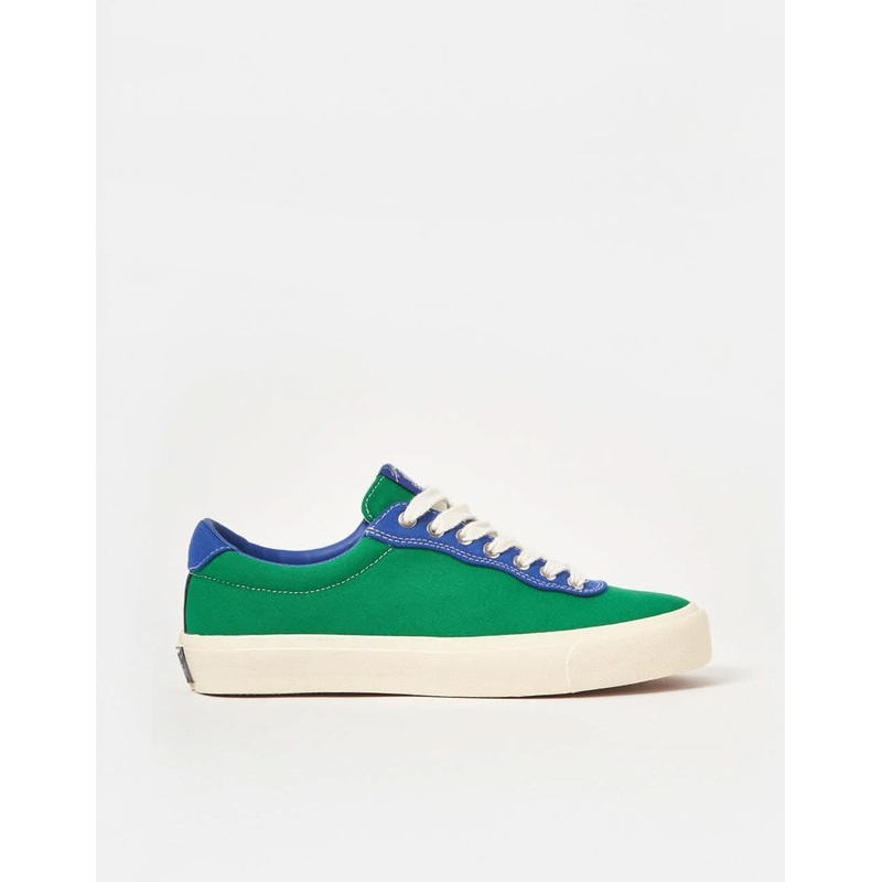 Last Resort AB x Julian Smith VM001 Lo Canvas Skate Shoes – Kelly Green/Klein Blue