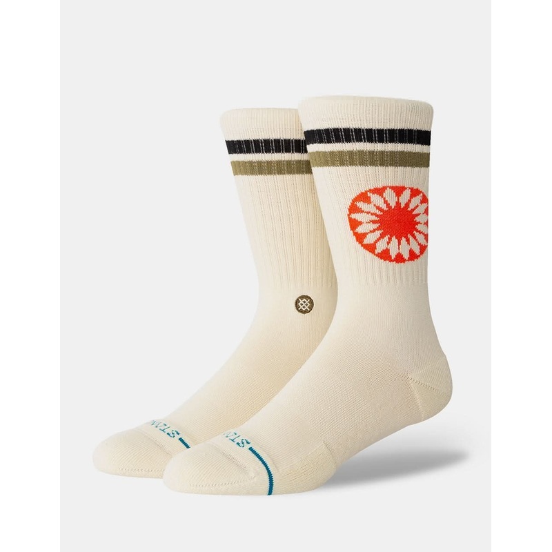 Stance Sun Dial Crew Socks – Cream