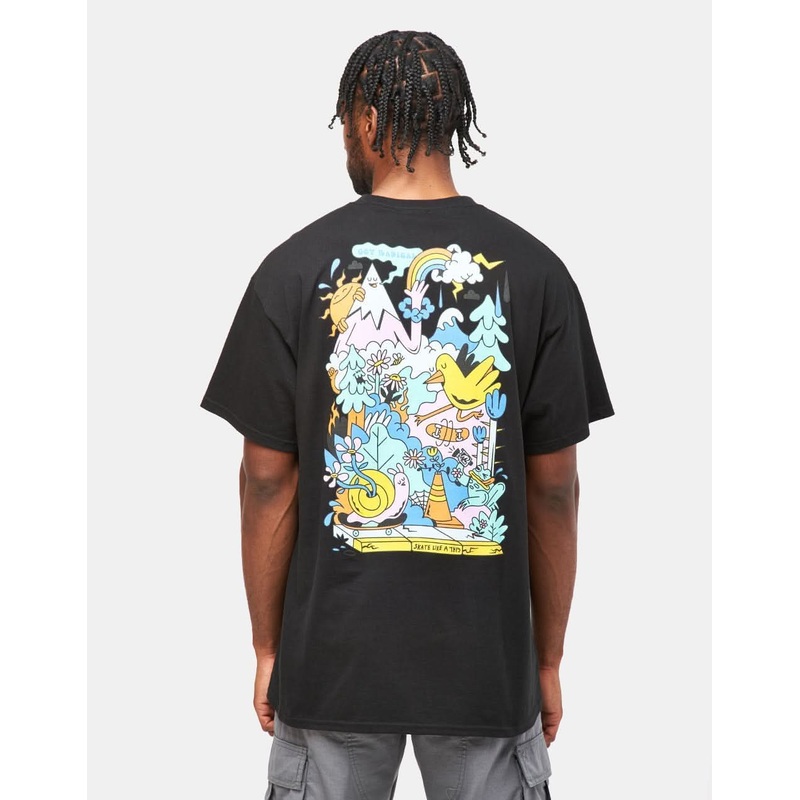 Santa Cruz x Skate Like A Girl T-Shirt – Black
