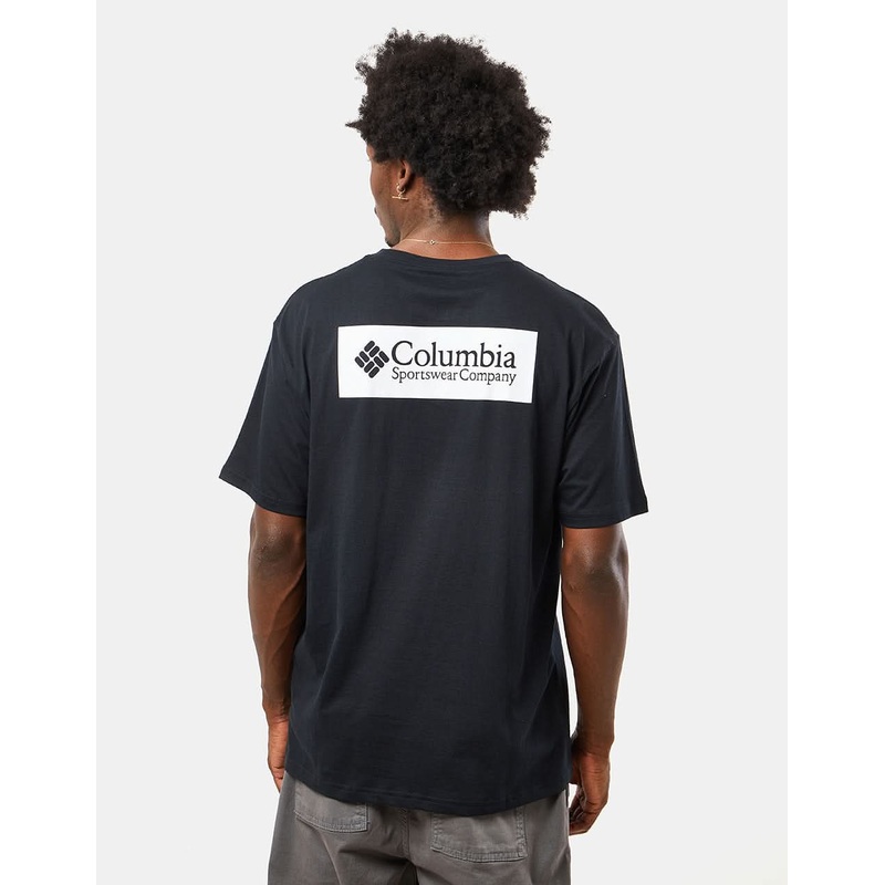 Columbia North Cascades T-Shirt – Black/White Rectangle