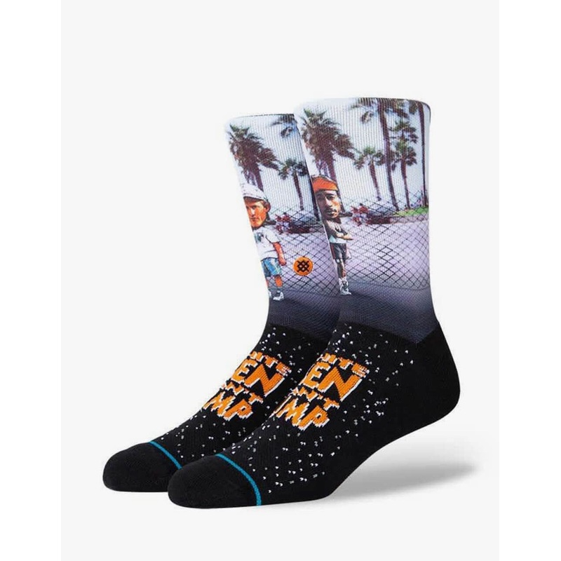 Stance x White Men Can’t Jump Sid And Billy Crew Socks – Black