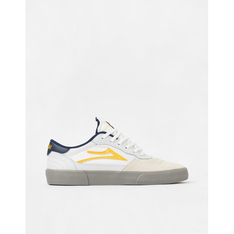 Lakai Cambridge Skate Shoes – White Leather