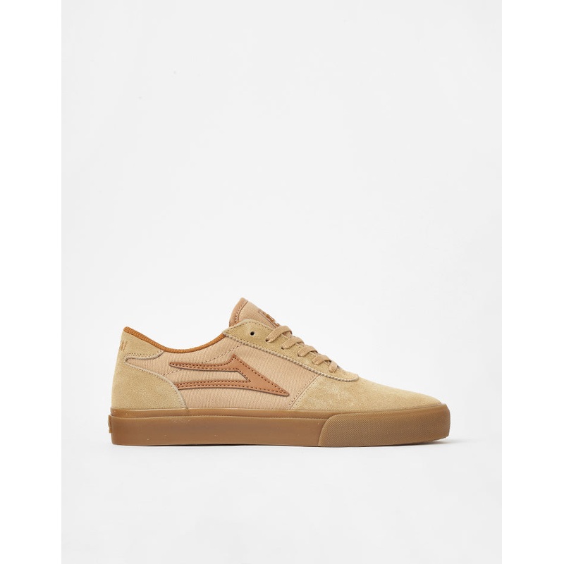 Lakai Manchester Skate Shoes – Tan/Gum Suede