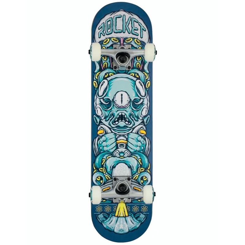 Rocket Alien Pile-Up Mini Complete Skateboard – 7.375