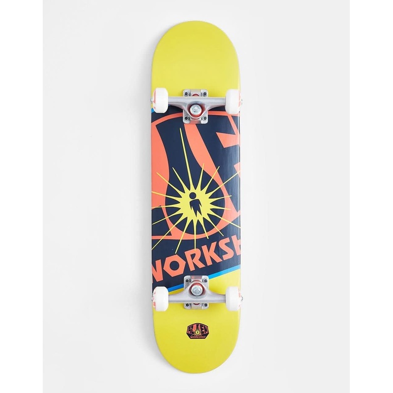 Alien Workshop OG Logo Yellow Complete Skateboard – 7.75