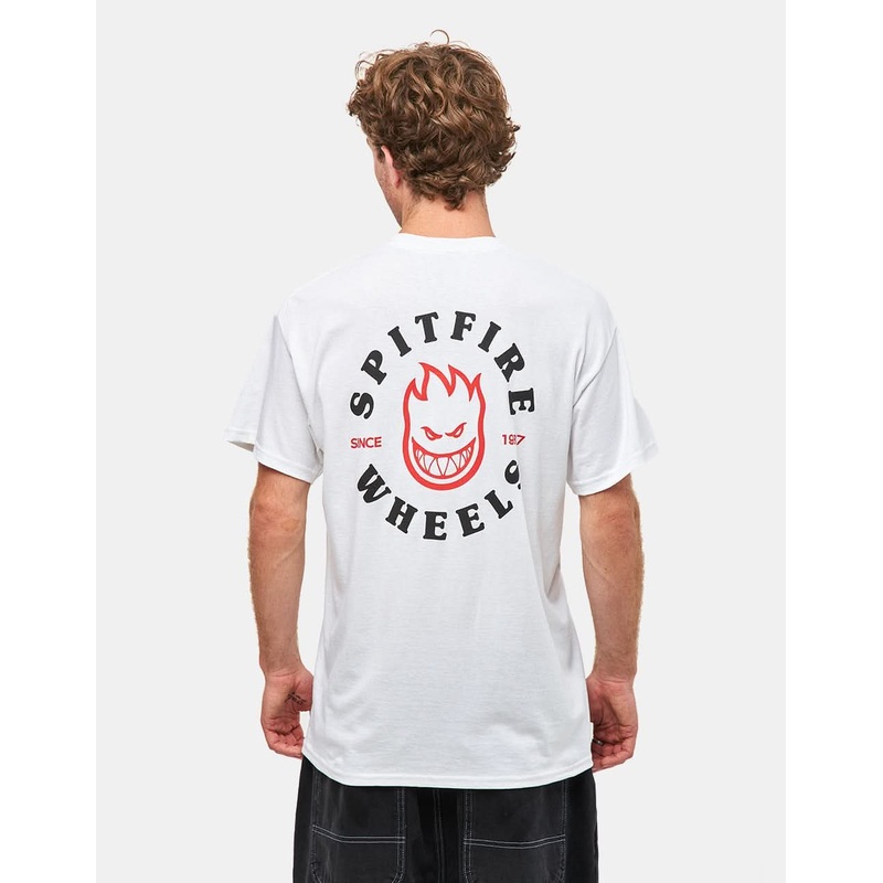 Spitfire Bighead Classic T-Shirt – White/Black