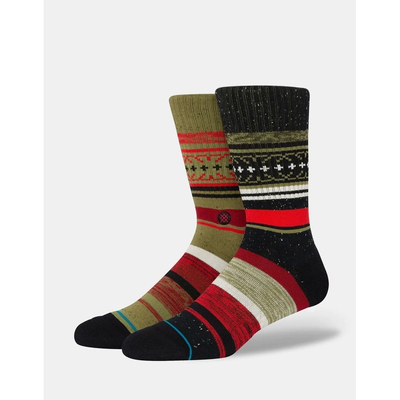 Stance Merry Merry Crew Socks  – Red