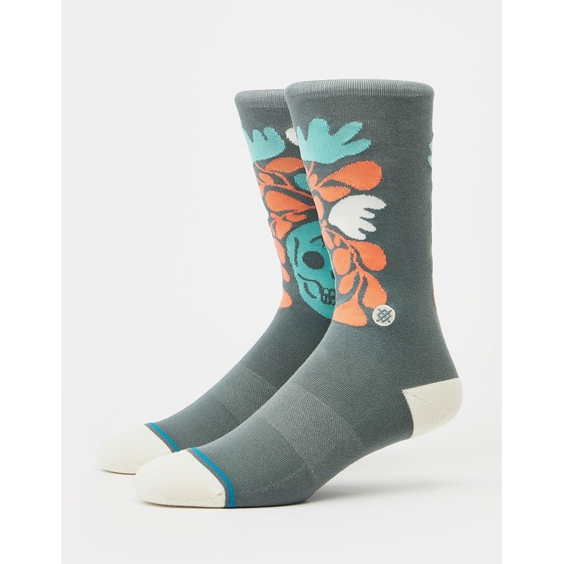 Stance Skelly Nelly Crew Socks – Teal