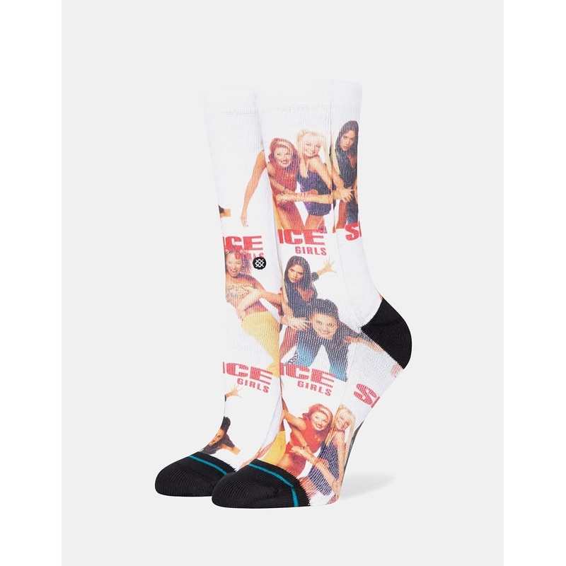 Stance x Spice Girls Friendship Never Ends Crew Socks – White