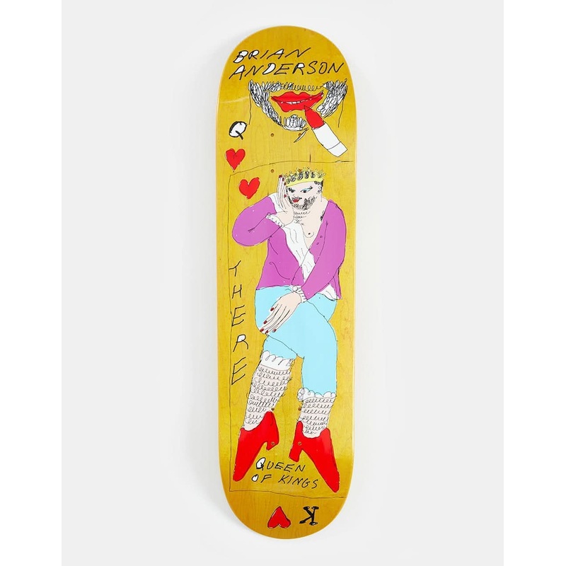 There B.A. Queen of Kings Guest Pro Skateboard Deck – 8.5