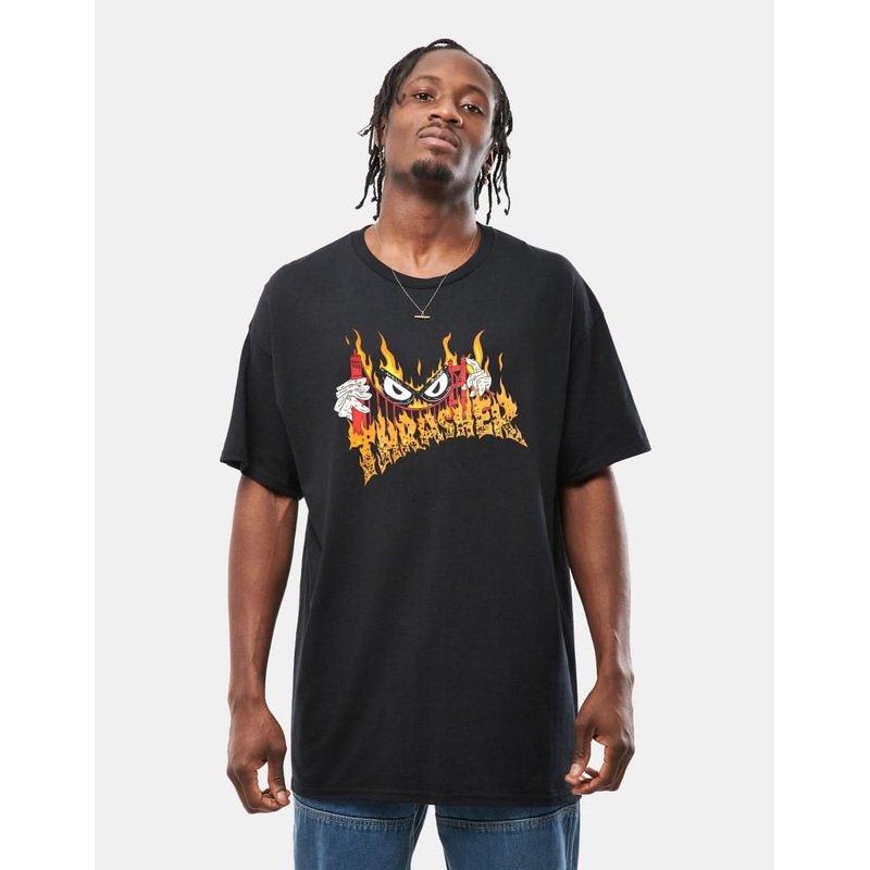 Thrasher Sucka Free By Neckface T-Shirt – Black