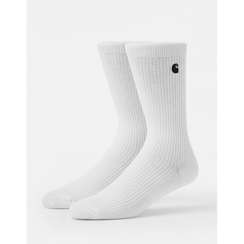 Carhartt WIP Madison Pack Socks – White/Black