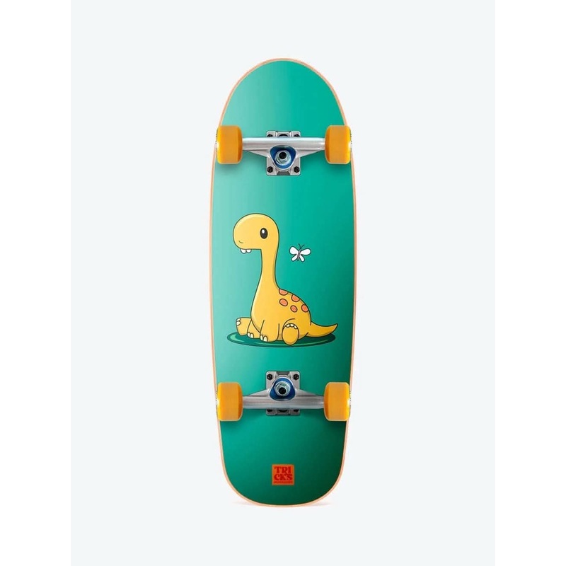 Tricks Diplodocus ‘Dino’ Mini Complete Skateboard – 8.25 x 25.79