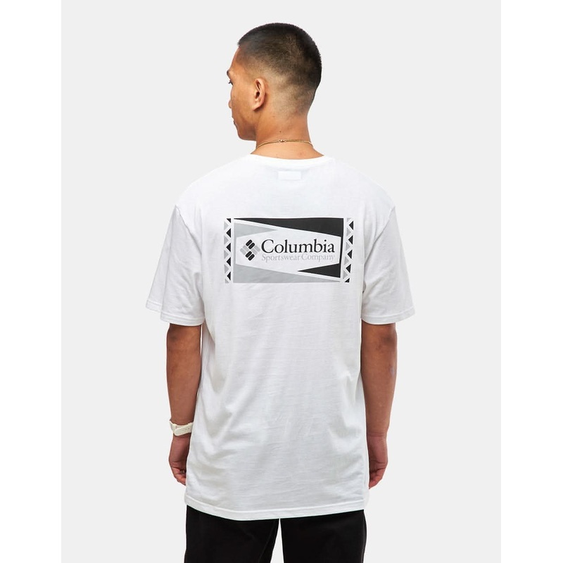 Columbia North Cascades T-Shirt – White/Hex Flag