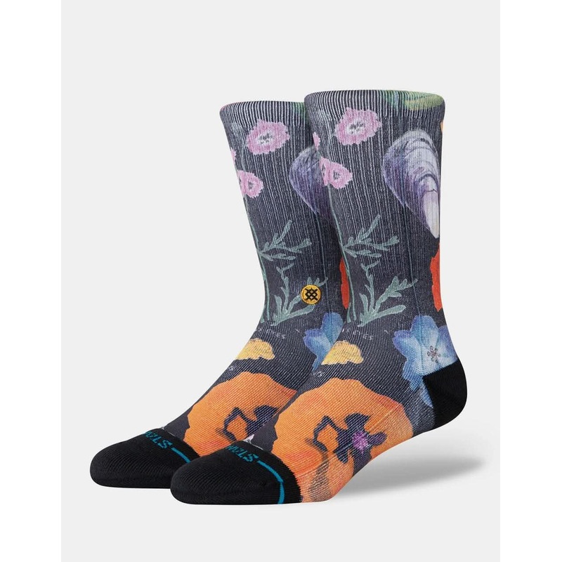 Stance Lucias Floral Crew Socks – Black