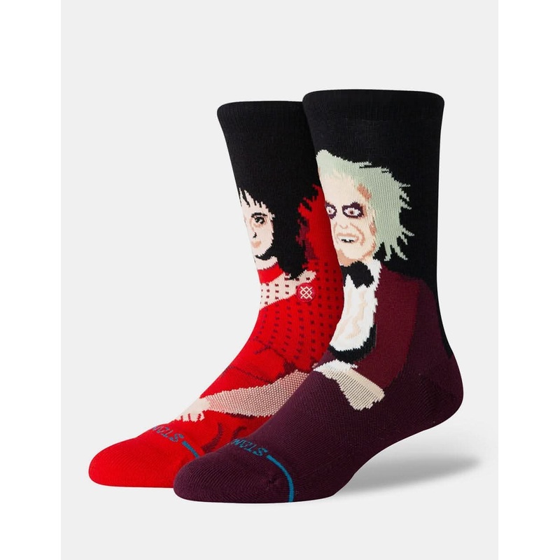 Stance x Beetlejuice Dearly Beloved Crew Socks – Maroon